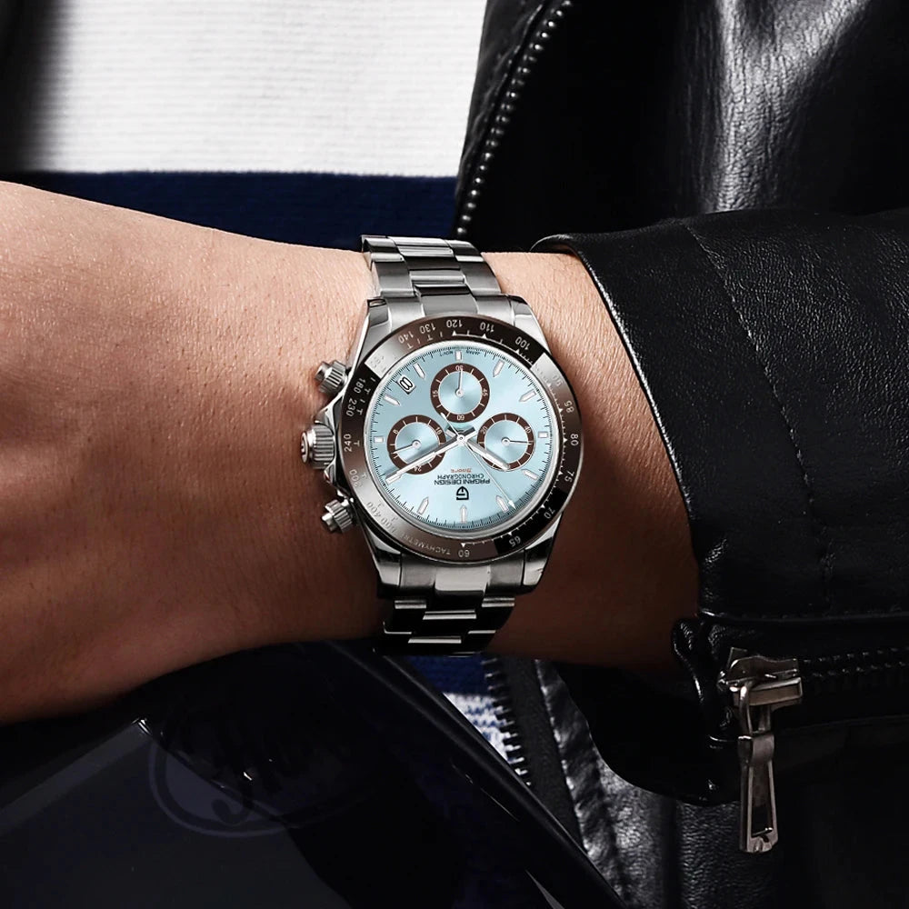 PAGANI PD1644 Chronograph Watch – Chocolate, Quartz, 10BAR