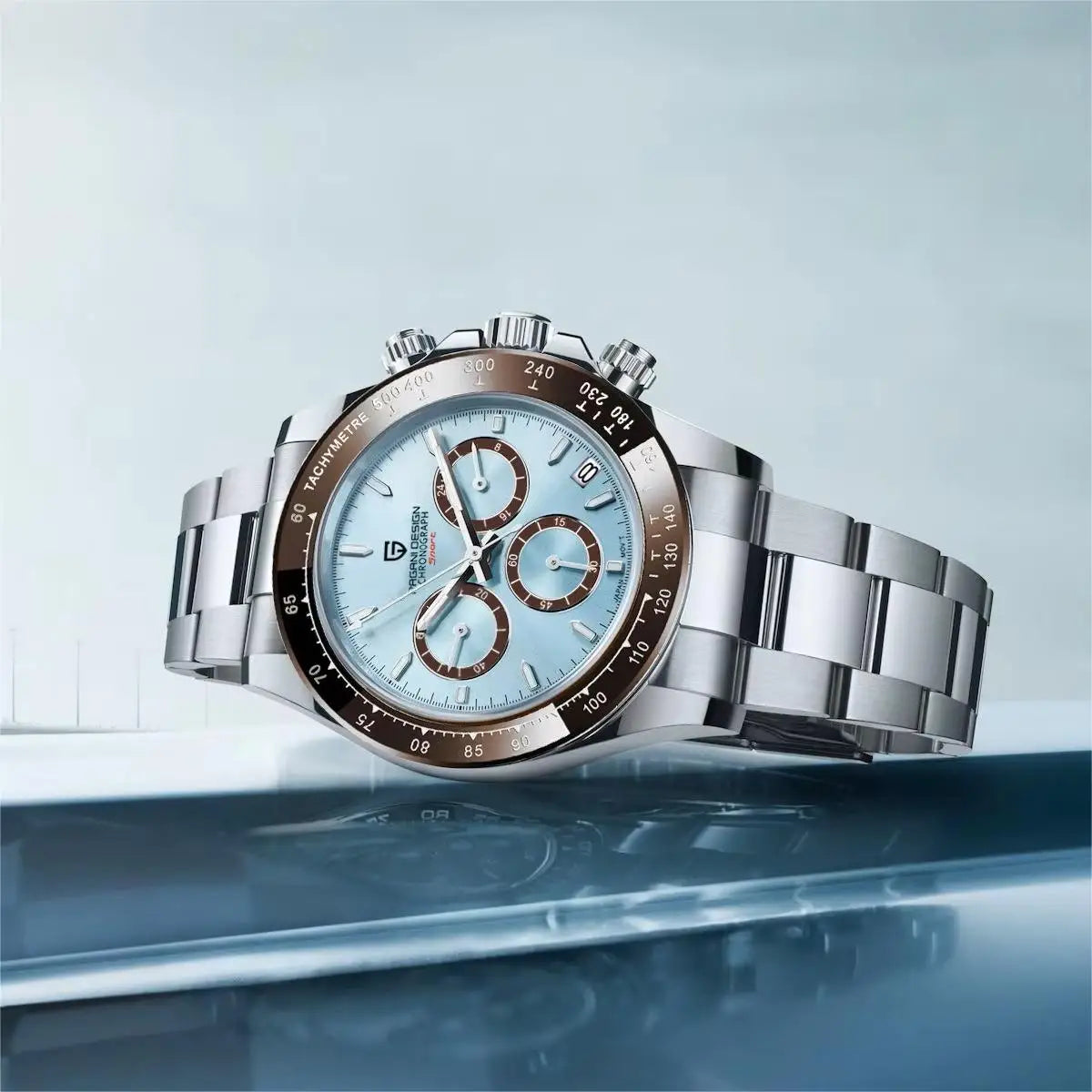 PAGANI PD1644 Chronograph Watch – Chocolate, Quartz, 10BAR Smash Price Shop Men's Watch