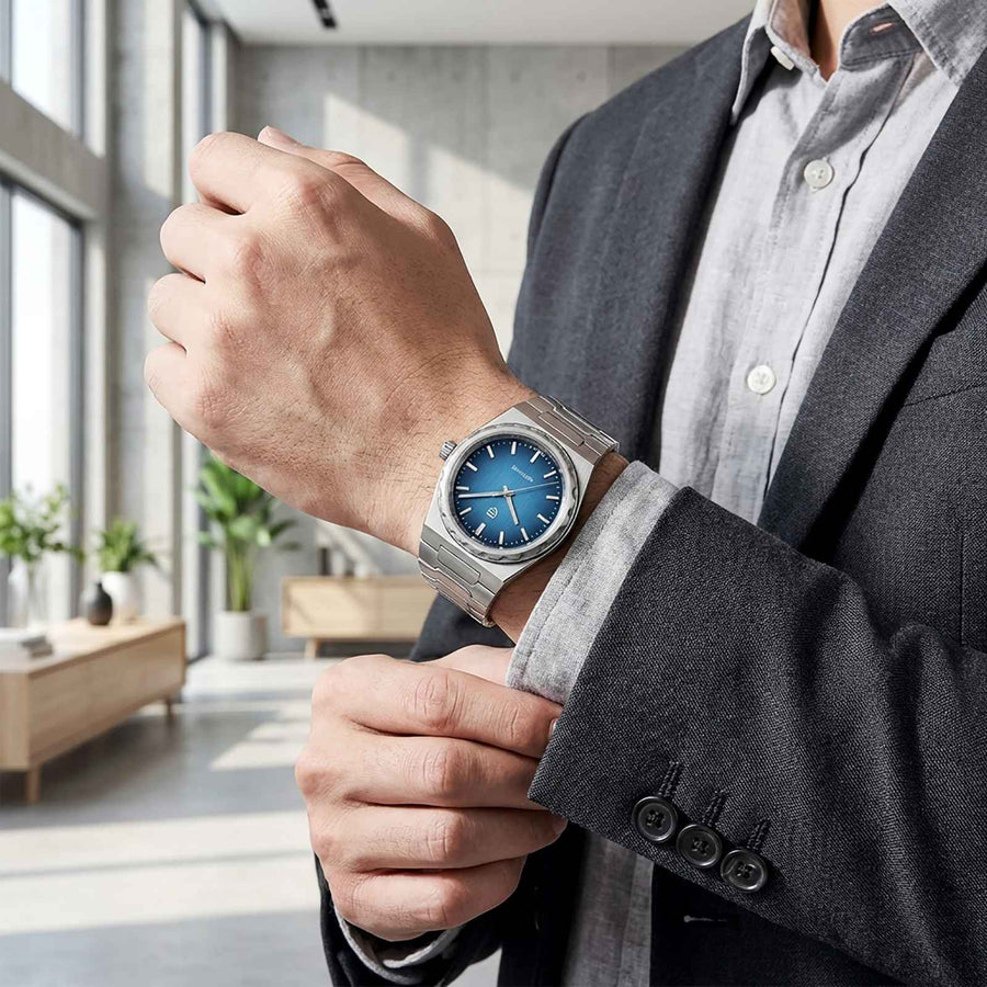 Pagani Ultra-Thin Dress Watch – Sapphire Quartz 7mm Smash Price Shop Men's Watch