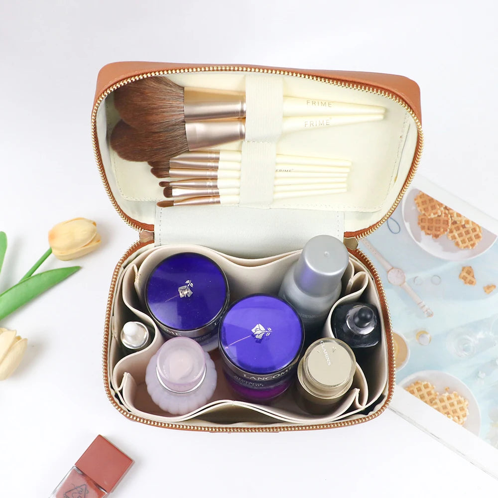 Personalized PU Leather Cosmetic Bag – product image 3