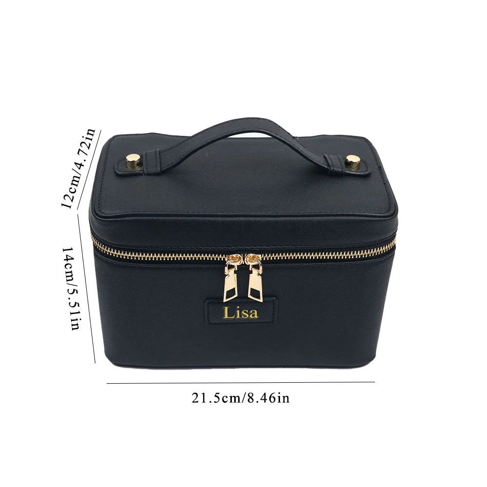 Personalized PU Leather Cosmetic Bag – product image 6