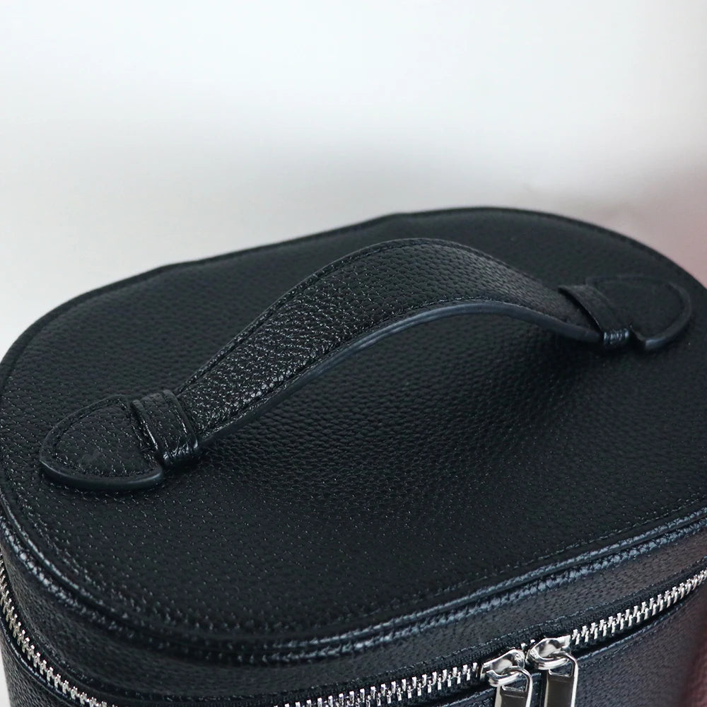Personalized PU Leather Travel Cosmetic Case – product image 4
