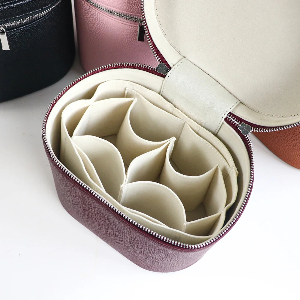 Personalized PU Leather Travel Cosmetic Case – product image 5