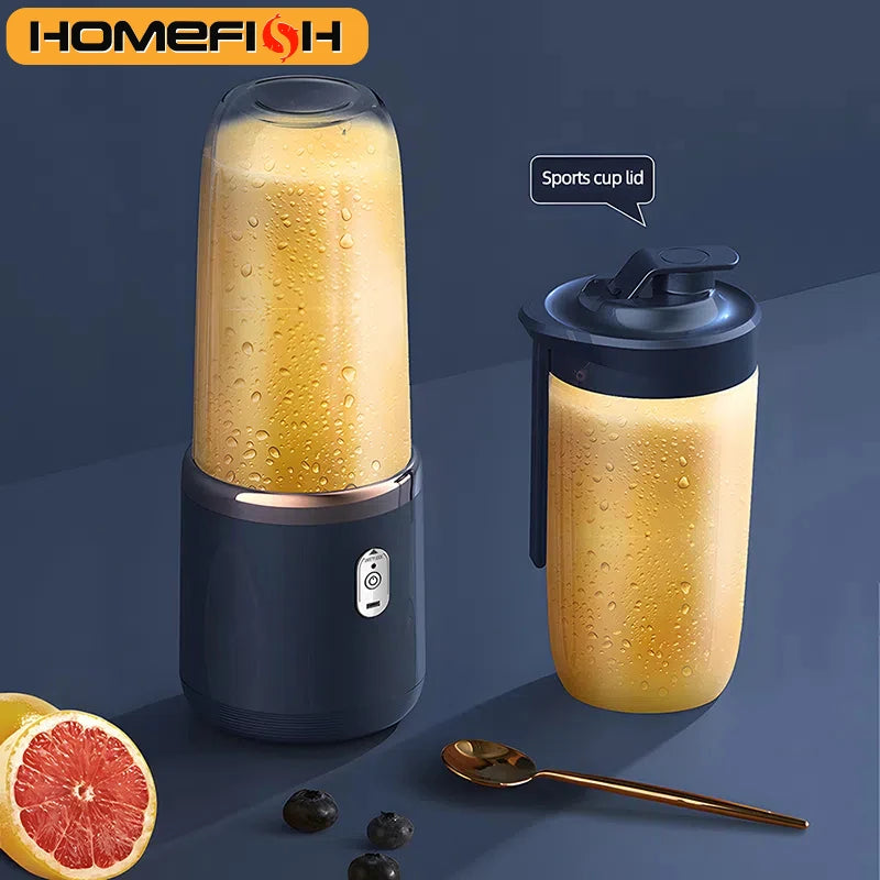 Portable USB Juicer Blender – 400ml Smoothie Maker