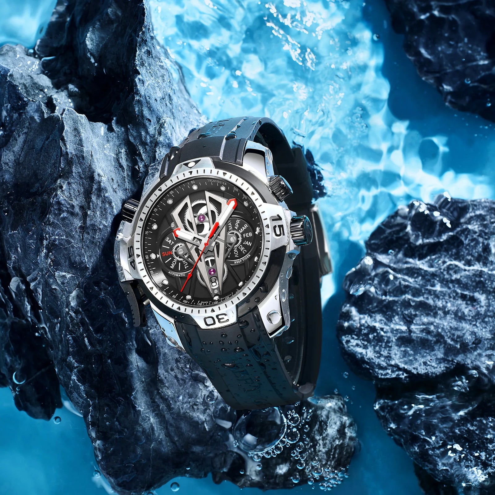 Reef Tiger RGA3503 Sport Automatic Watch for Men Smash Price Shop Men's Watch