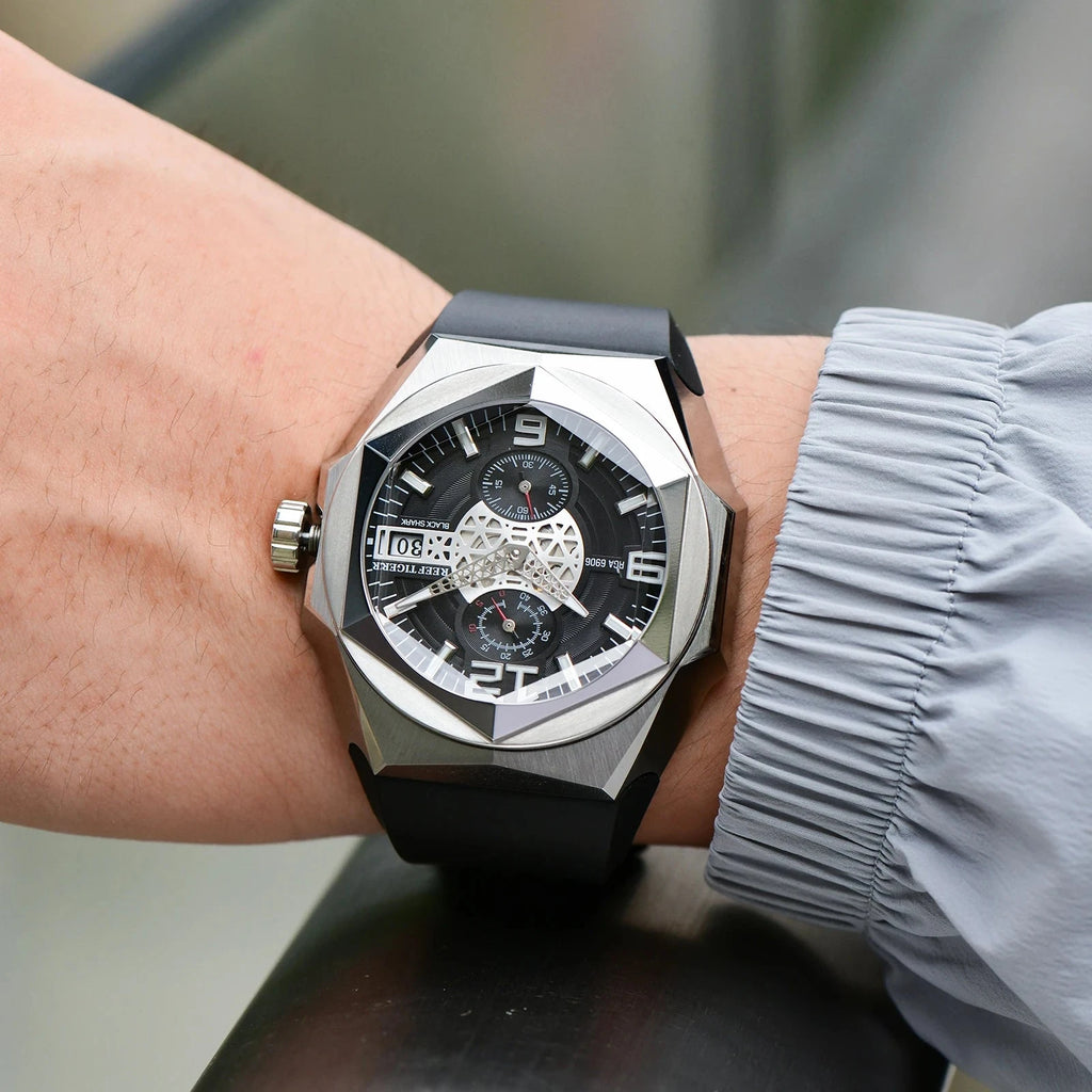 Reef Tiger RGA6903 Multifunction Diver Watch – Automatic 10ATM
