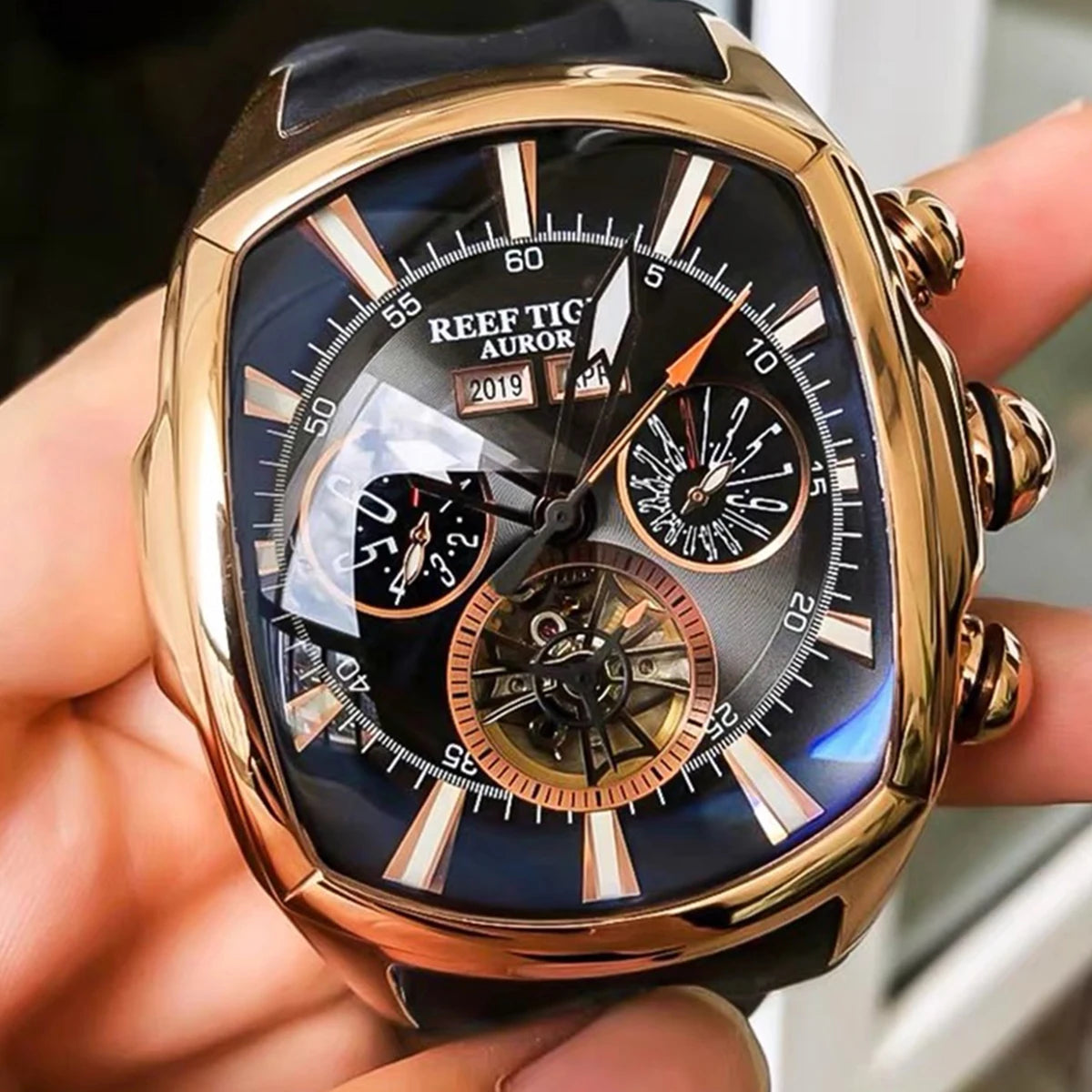 Reef Tiger Tourbillon Sport Watch for Men – RGA3069