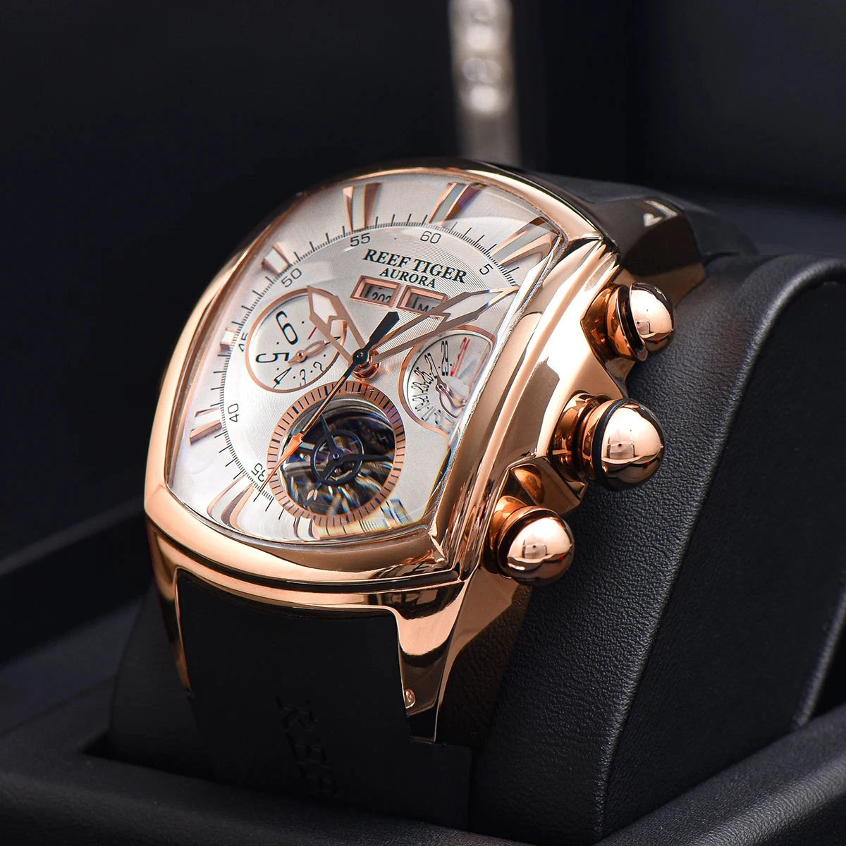Reef Tiger Tourbillon Sport Watch for Men – RGA3069 Smash Price Shop Watch