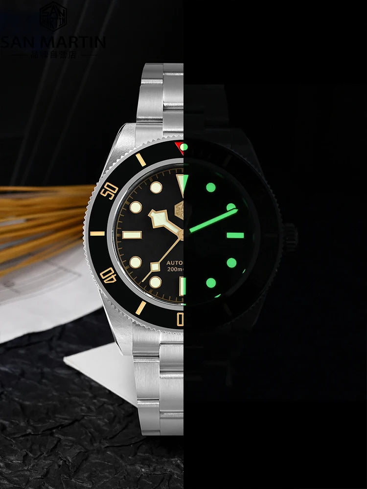 San Martin SN0008 BB58 Automatic Diver Watch – 40mm NH35