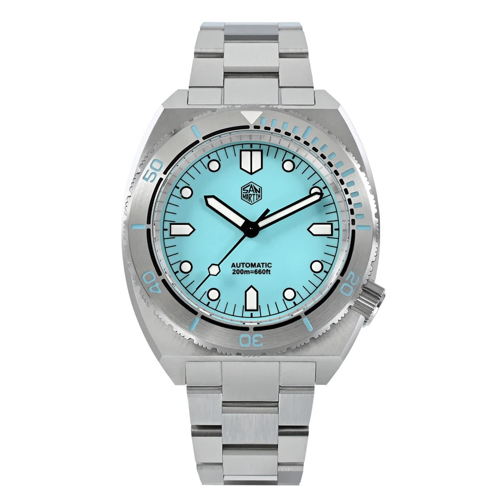 San Martin SN0067 Classic Turtle Automatic Diver – Sapphire 200M Smash Price Shop Men's Watch