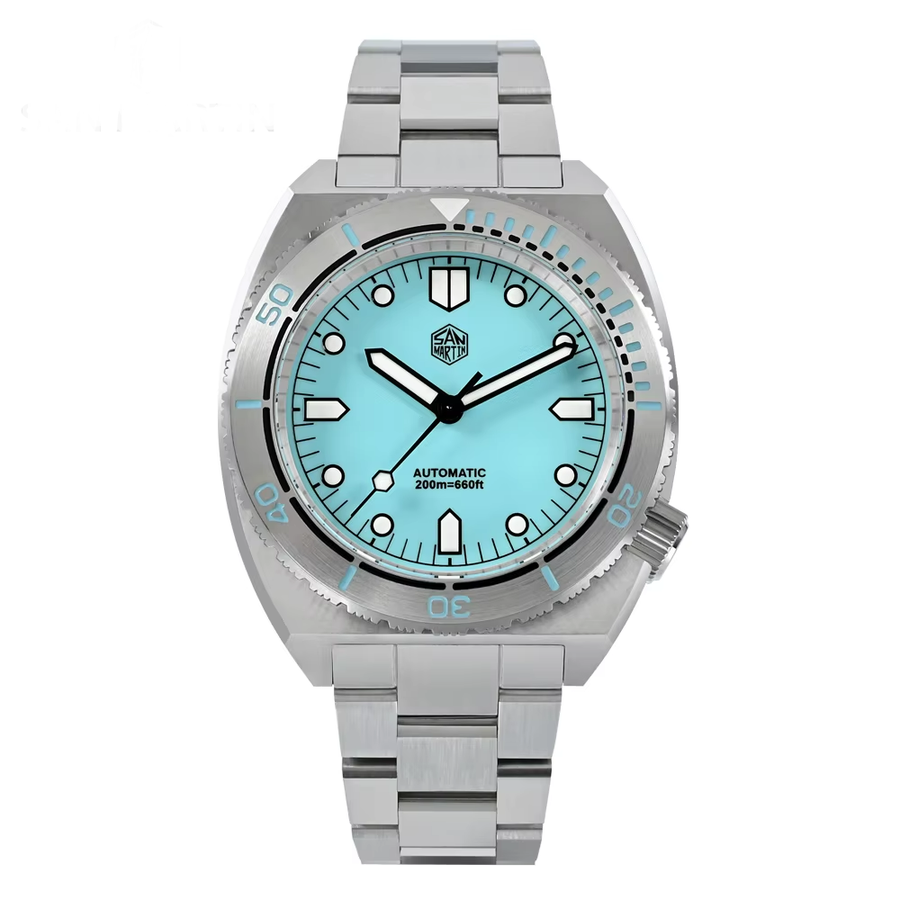 San Martin SN0067 Classic Turtle Automatic Diver – Sapphire 200M Smash Price Shop Men's Watch