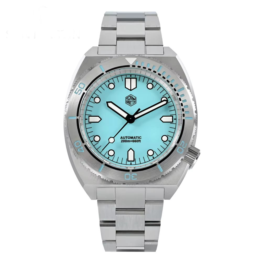 San Martin SN0067 Classic Turtle Automatic Diver – Sapphire 200M