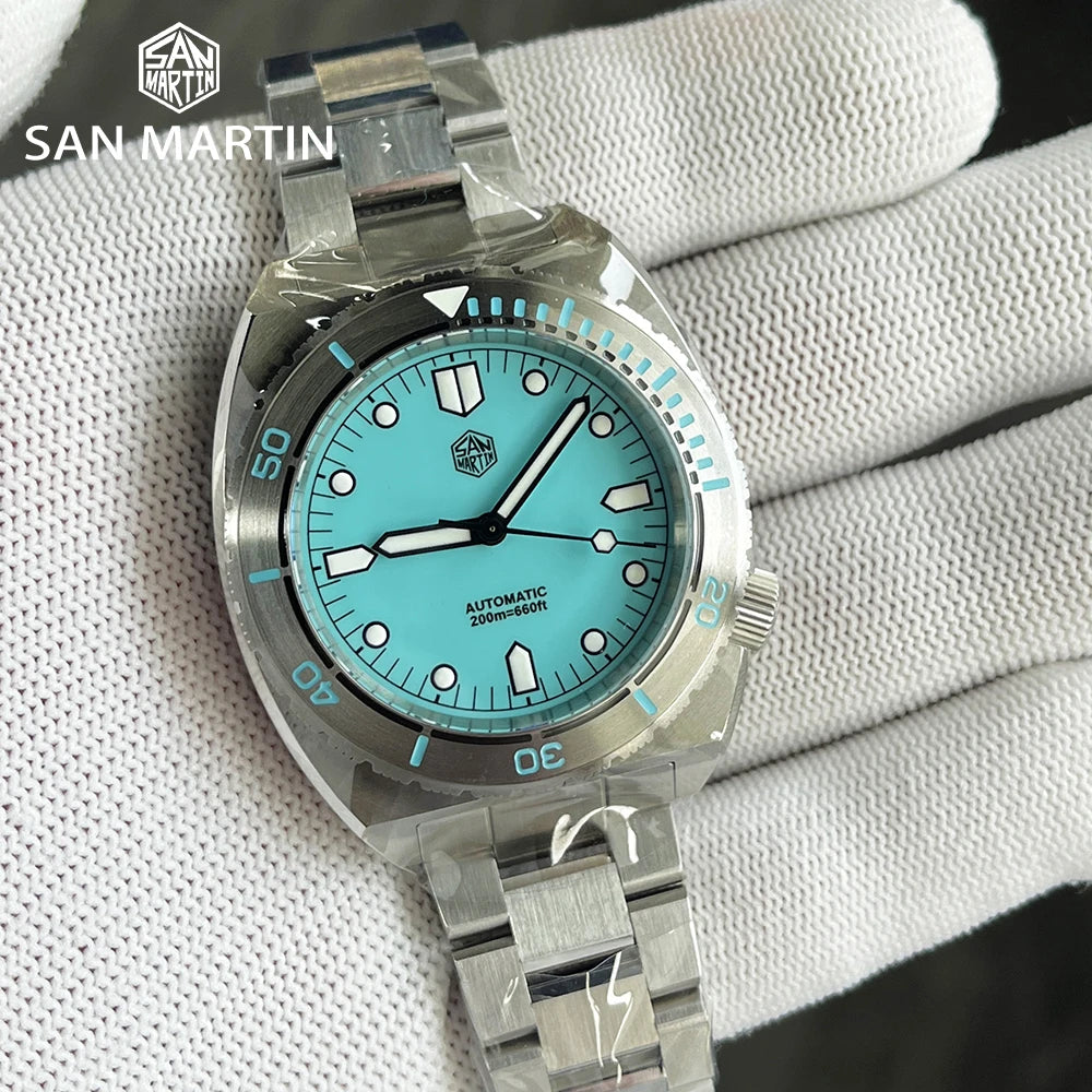 San Martin SN0067 Classic Turtle Automatic Diver – Sapphire 200M Smash Price Shop Men's Watch