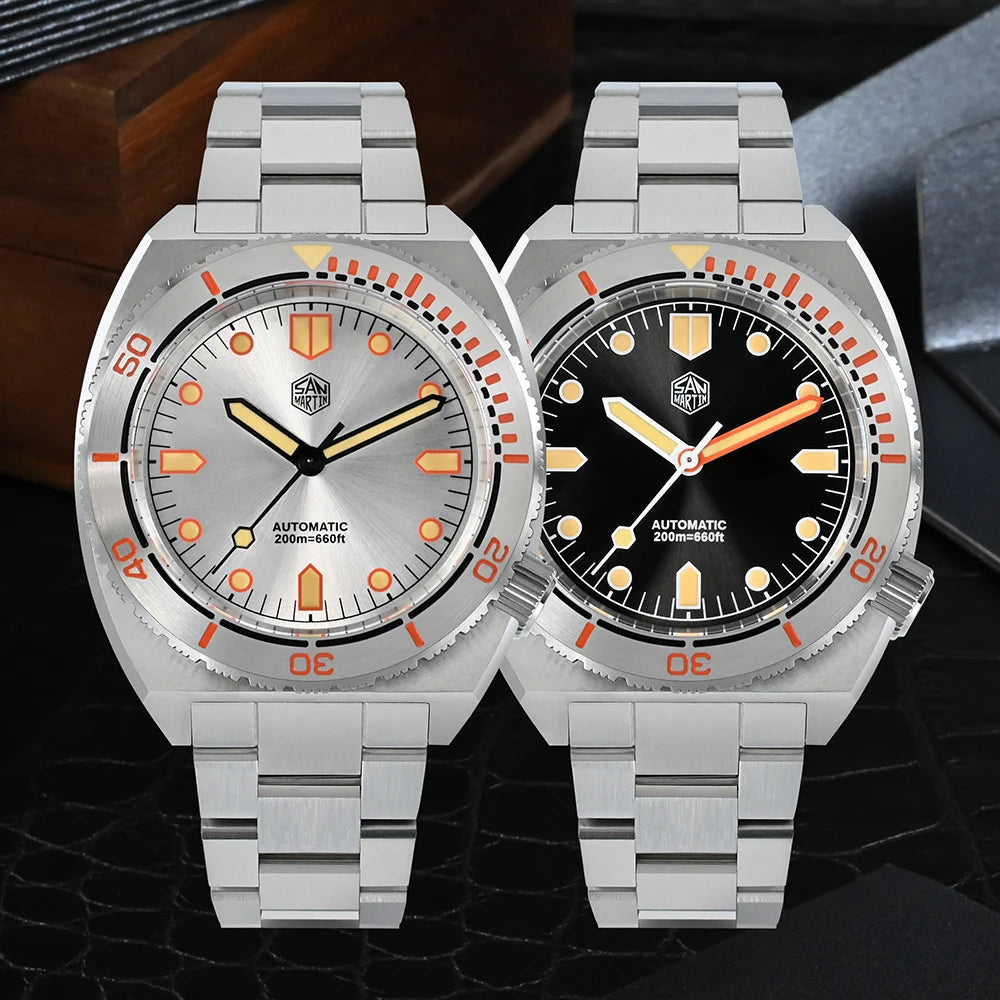 San Martin SN0067 Classic Turtle Automatic Diver – Sapphire 200M