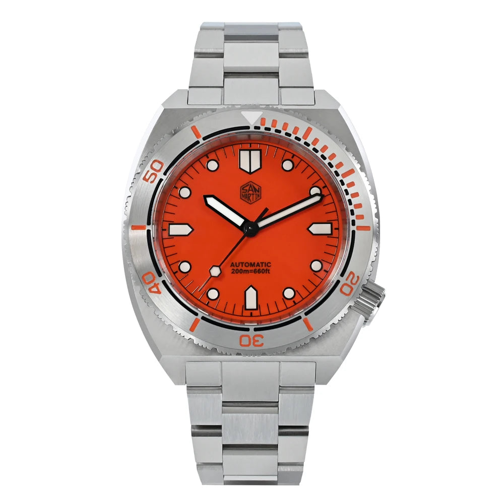 San Martin SN0067 Classic Turtle Automatic Diver – Sapphire 200M