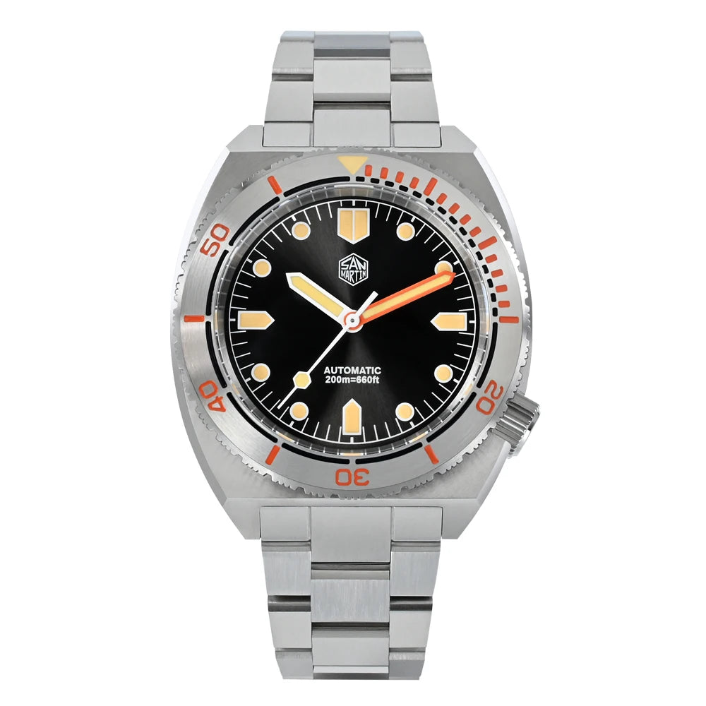 San Martin SN0067 Classic Turtle Automatic Diver – Sapphire 200M Smash Price Shop Men's Watch