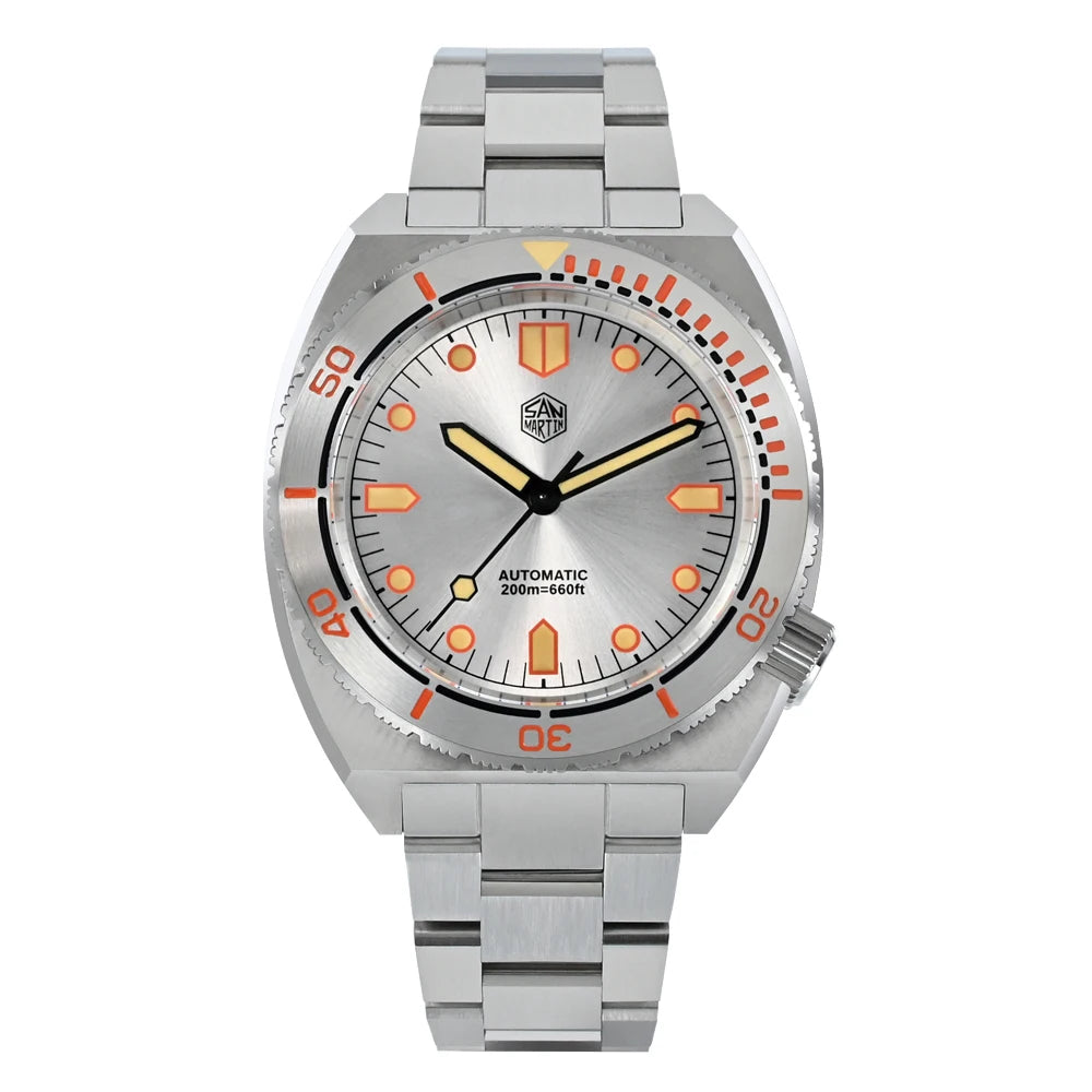 San Martin SN0067 Classic Turtle Automatic Diver – Sapphire 200M Smash Price Shop Men's Watch