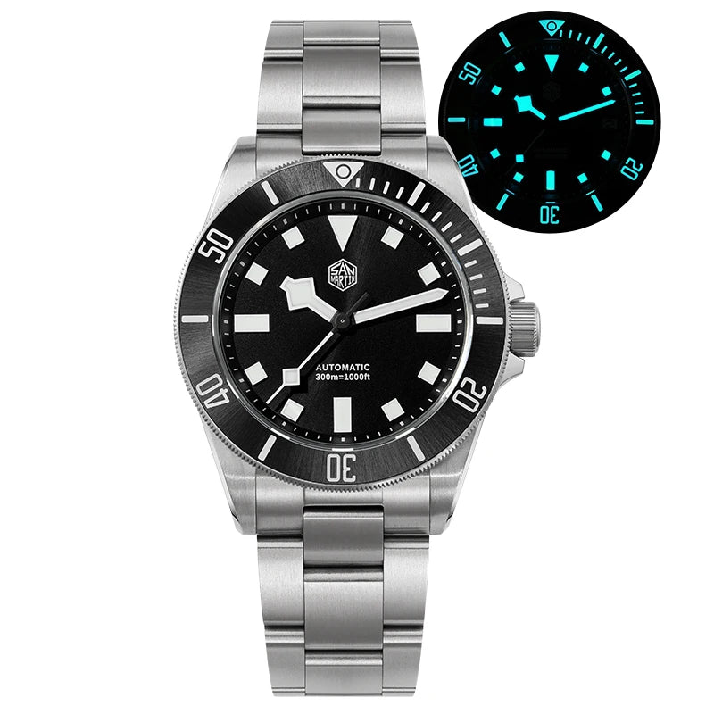 San Martin SN0121T Titanium Diver – NH35 Automatic 300M