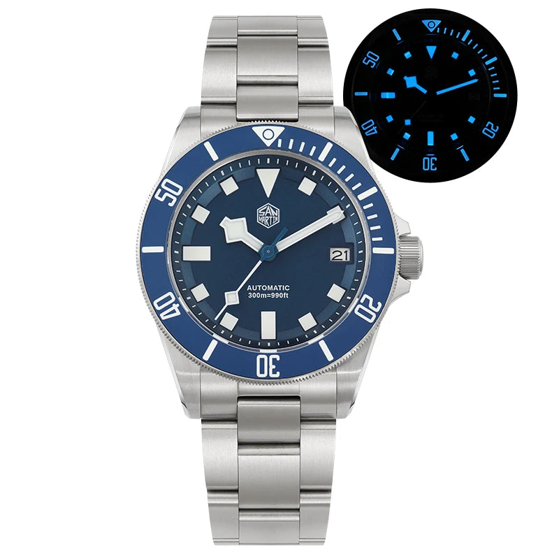 San Martin SN0121T Titanium Diver – NH35 Automatic 300M