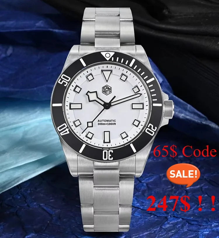 San Martin SN0121T Titanium Diver – NH35 Automatic 300M