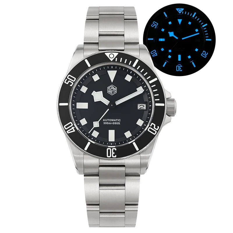 San Martin SN0121T Titanium Diver – NH35 Automatic 300M
