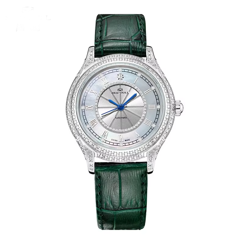 Seagull 1103L Women’s Automatic Watch – Diamond MOP Ultra-Thin Smash Price Shop Women's Watch