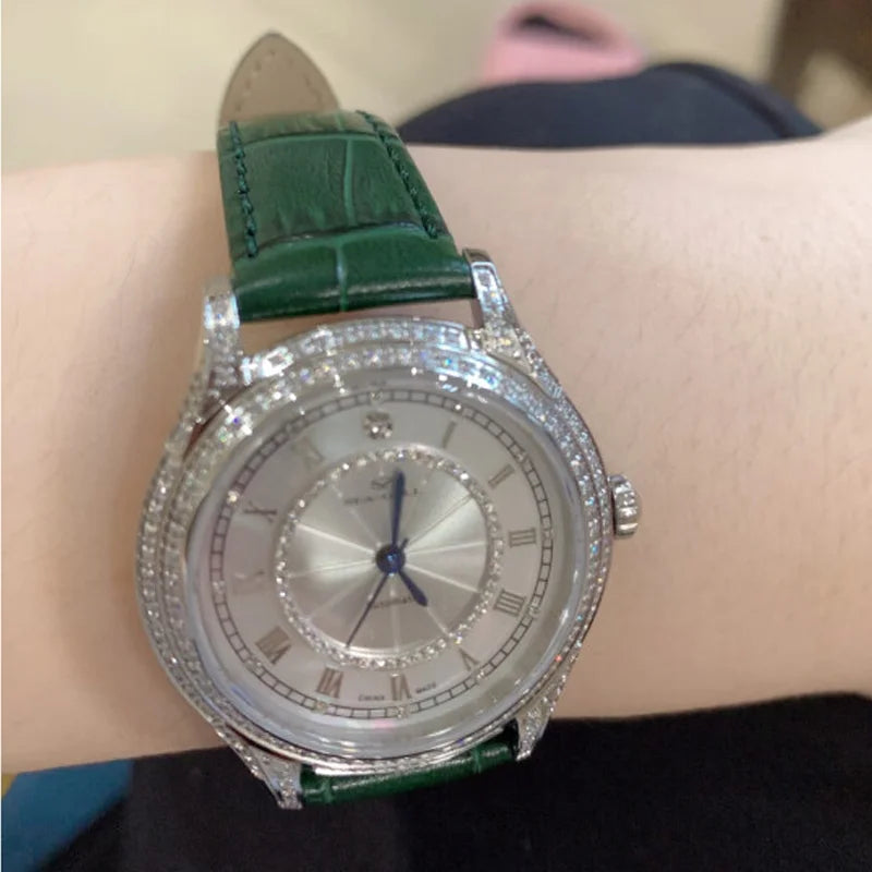 Seagull 1103L Women’s Automatic Watch – Diamond MOP Ultra-Thin