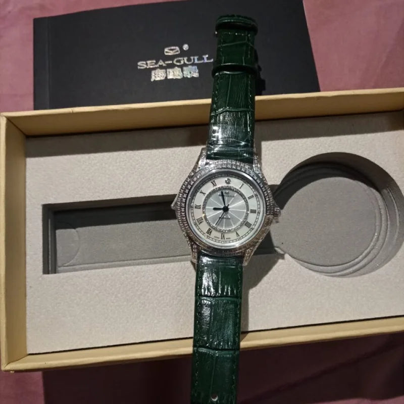 Seagull 1103L Women’s Automatic Watch – Diamond MOP Ultra-Thin