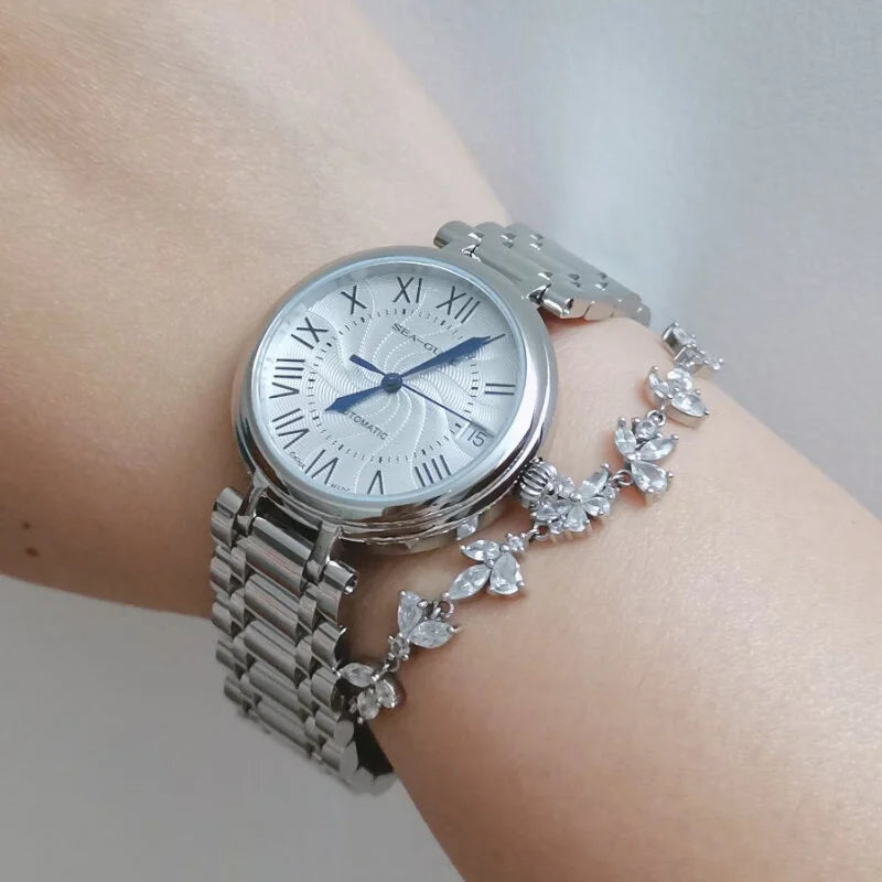 Seagull 417L Automatic Diamond Ladies Watch – Sapphire Crystal Smash Price Shop Women's Watch