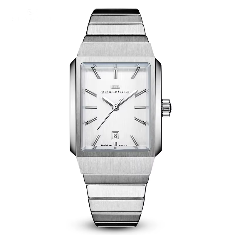 Seagull 6169L Women’s Automatic Square Watch – Sapphire Stainless Steel Smash Price Shop Women's Watch