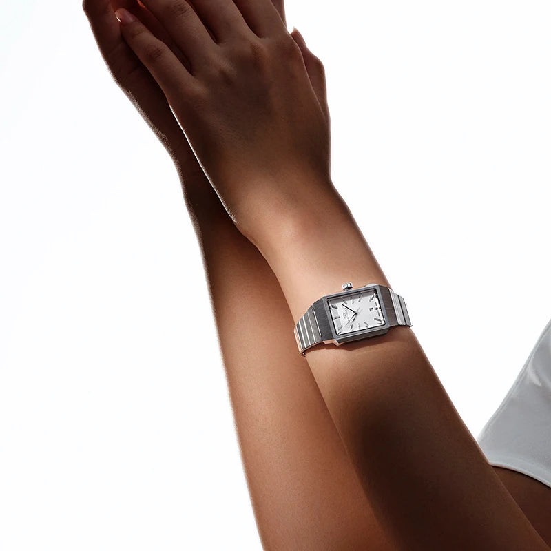 Seagull 6169L Women’s Automatic Square Watch – Sapphire Stainless Steel Smash Price Shop Women's Watch