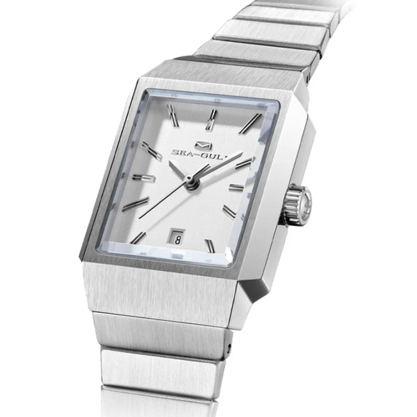 Seagull 6169L Women’s Automatic Square Watch – Sapphire Stainless Steel