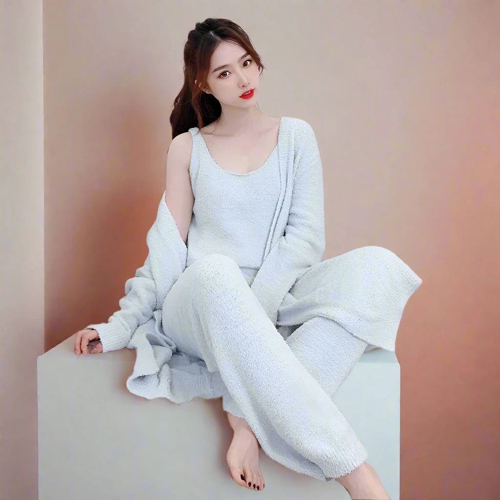 SPS - 3Pic Velvety Pajama Set