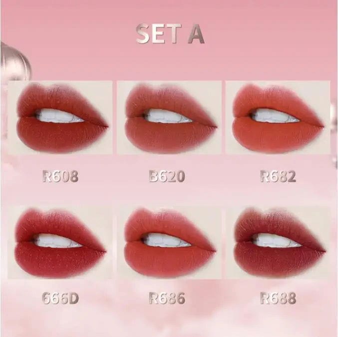 SPS - 6Pcs Mini Size Lip Gloss Set