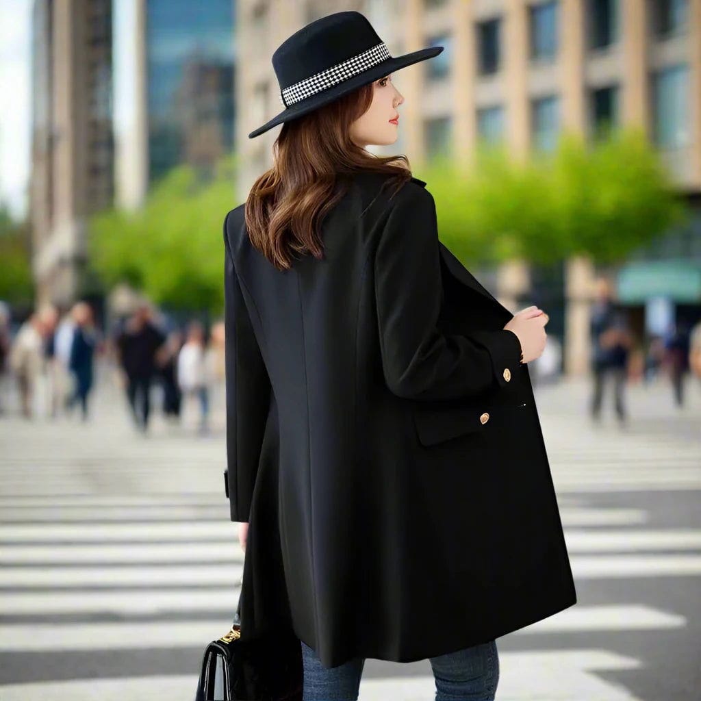 SPS - Elegant Double-Breasted Trench Coat