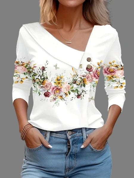 SPS - Floral Long Sleeve T-Shirt