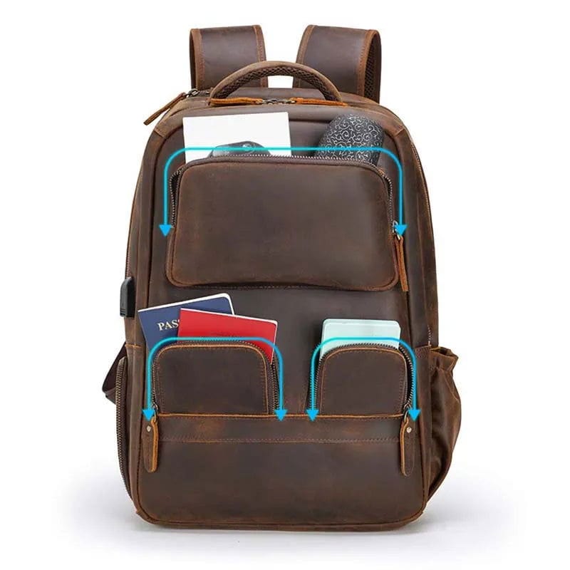 SPS - Genuine Leather Backpack