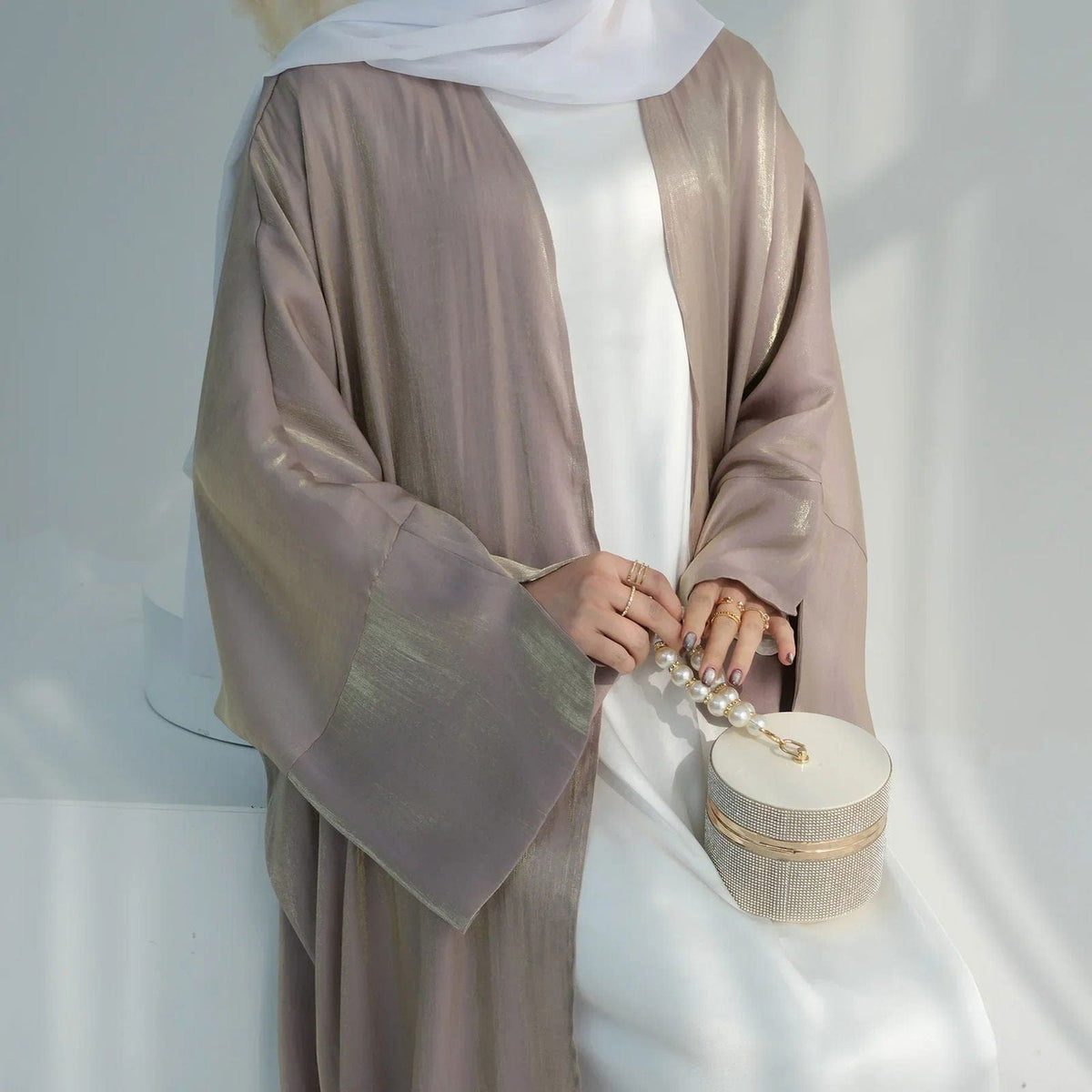 SPS - Glitter Open Islamic Abaya