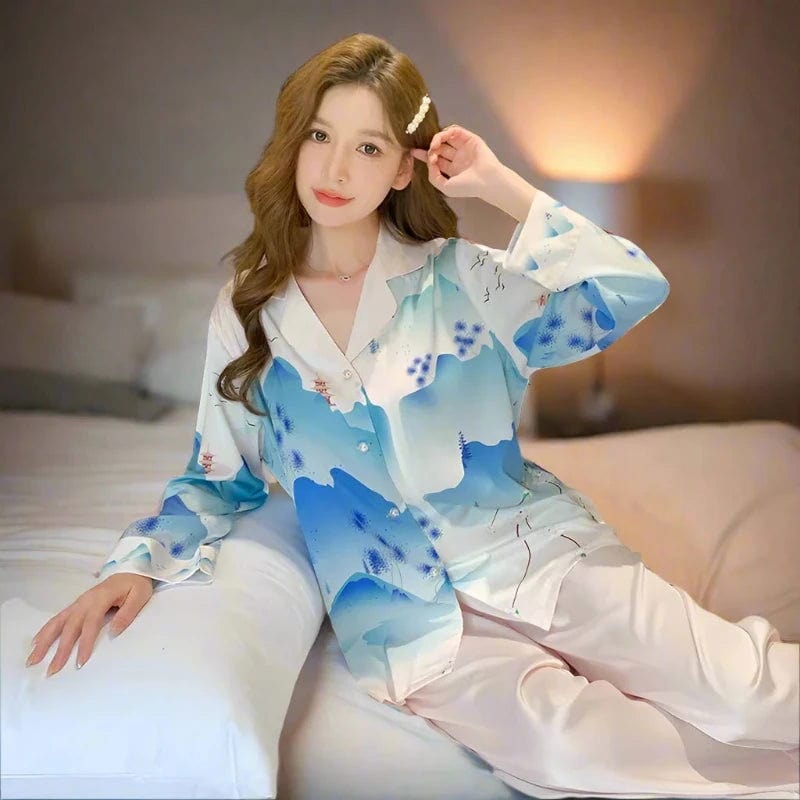 SPS - Ice Silk Pajama Suit