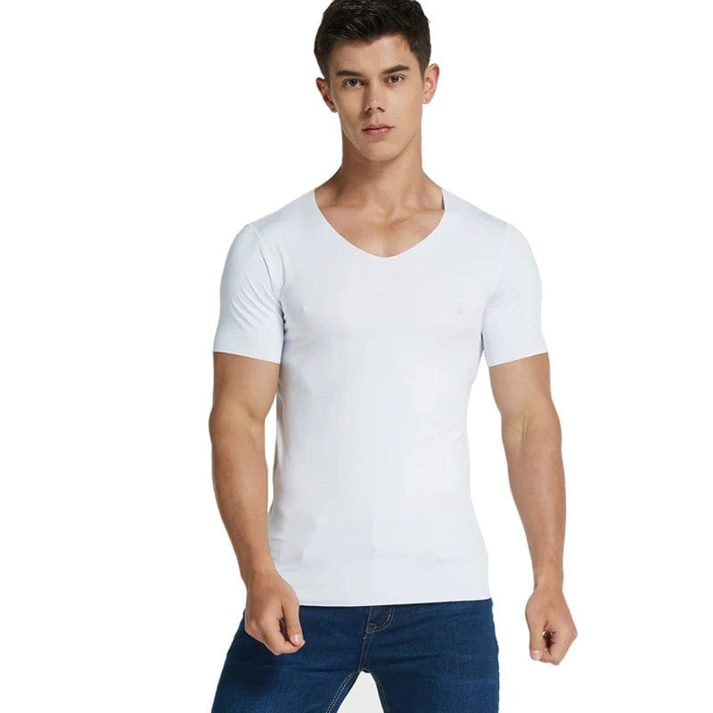 SPS - Ice Silk V-Neck Shirt