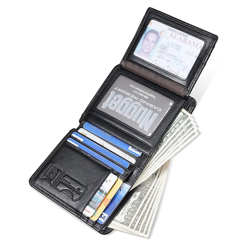 SPS - leather wallet multiple slots.