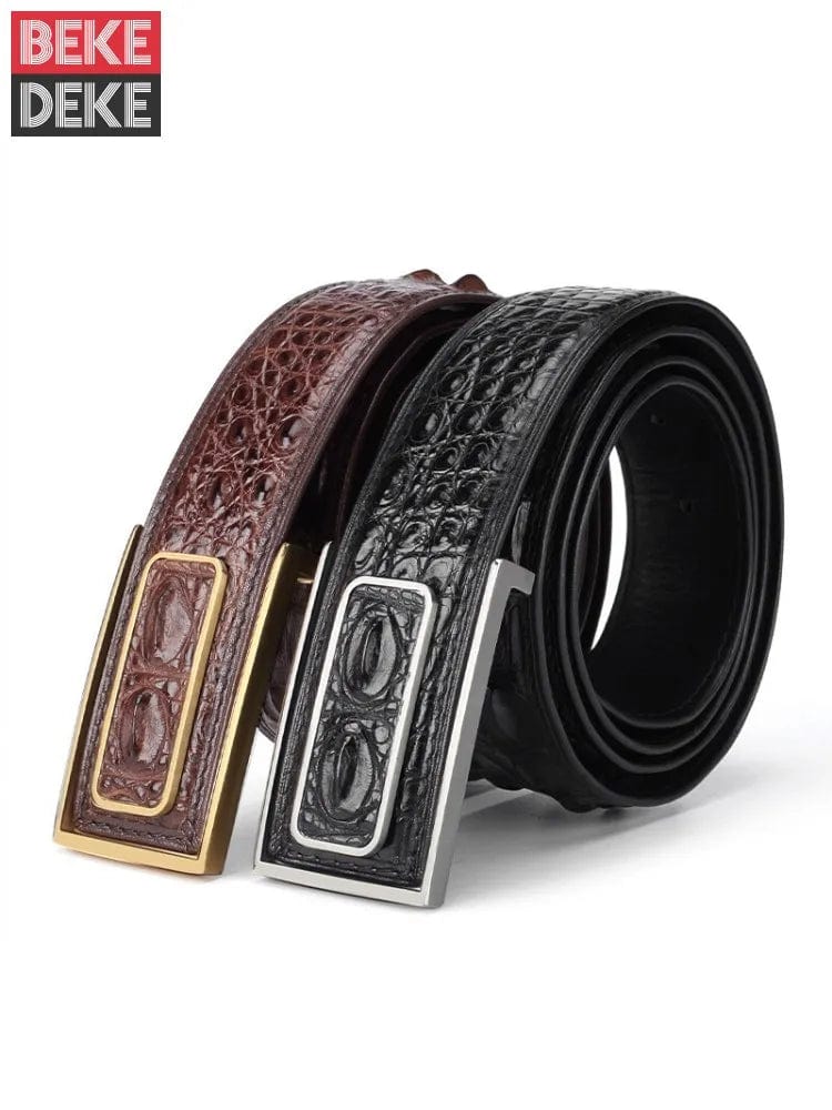 SPS - Luxury Crocodile Leather Belt