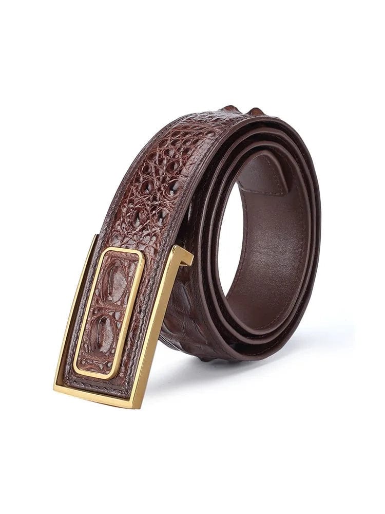 SPS - Luxury Crocodile Leather Belt