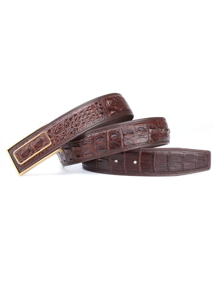 SPS - Luxury Crocodile Leather Belt