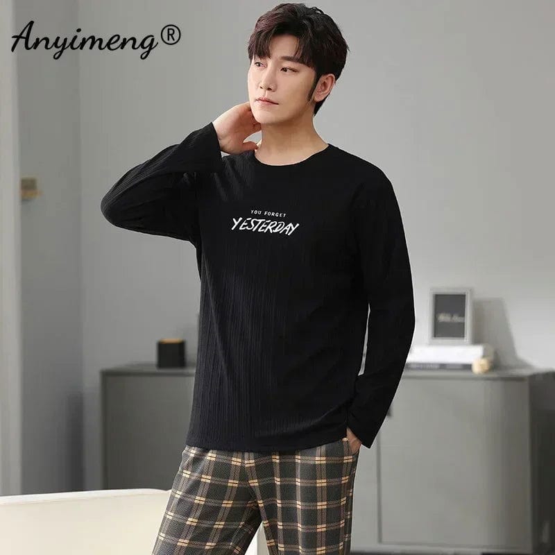 SPS - Men Pajamas Autumn Winter