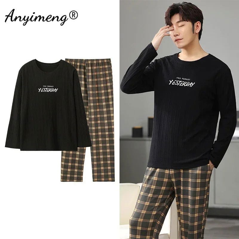 SPS - Men Pajamas Autumn Winter