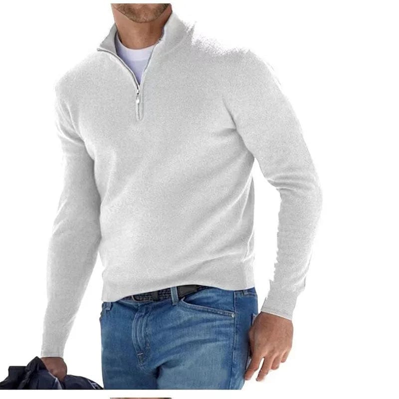 SPS - Men's Half-Zip V-Neck Sweater