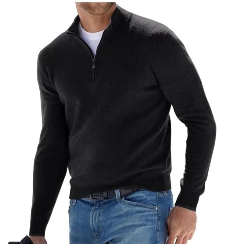 SPS - Men's Half-Zip V-Neck Sweater