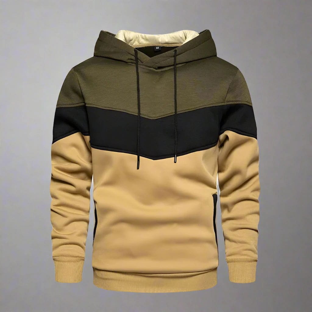 SPS - Men's Patchwork Fleece Hoodie