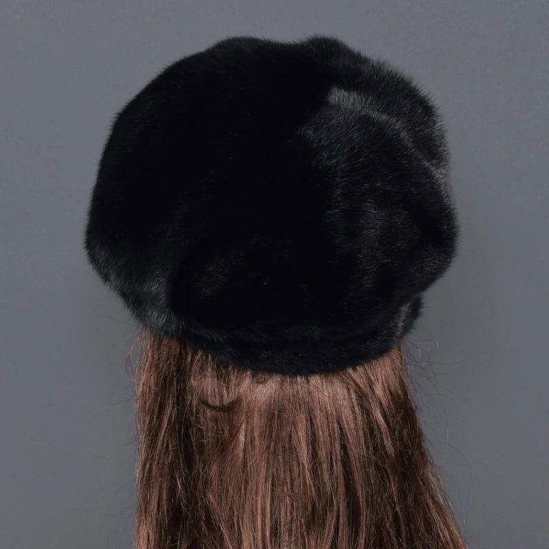 SPS - Mink Fur Beret Hat